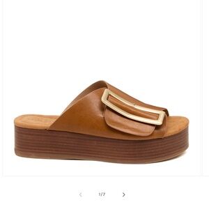 Dover Light Saddle Platform Sandals